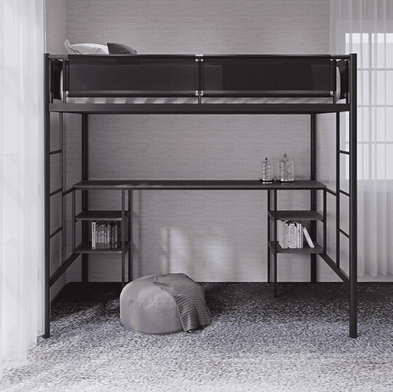 11 BEST BEDS FOR STUDIO APARTMENTS: MAXIMIZE SPACE & FUNCTION 9 Knamotl metal twin bed