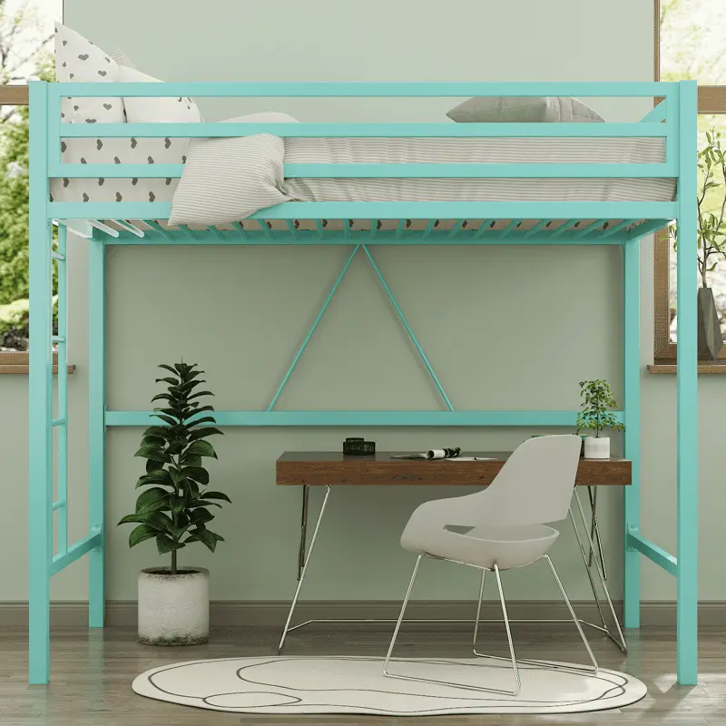 14 CLEVER SPACE SAVING BEDS FOR YOUR SMALL SPACE 14 Braga Twin Platforms Loft Bed by Isabelle Max under 500 1