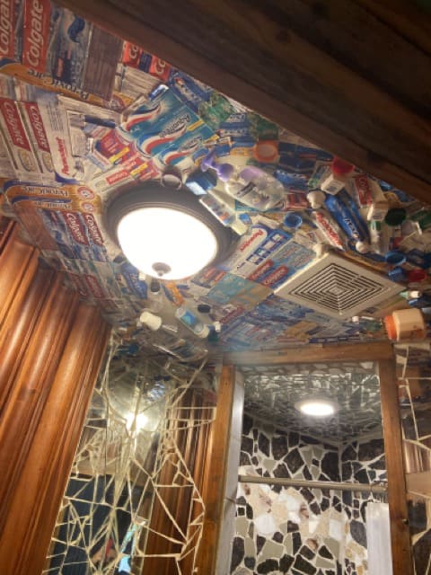 used toothpaste containers