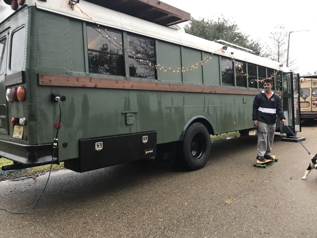 Michael Fuehrer and his dog