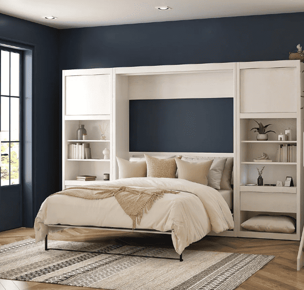 11 BEST BEDS FOR STUDIO APARTMENTS: MAXIMIZE SPACE & FUNCTION 7 Signature-Sleep-Paramount-Murphy-Bed-and-Cabinet-Bundle-On-Sale-Bed-Bath-Beyond-35636927
