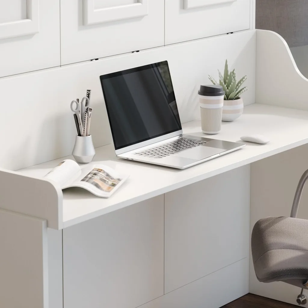 Xtraroom Alegra Queen Murphy Bed with Desk4