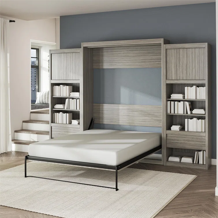 HOW TO BUY A MURPHY BED FOR SMALL ROOMS - COMPREHENSIVE GUIDE 11 cabinet style murphy bed