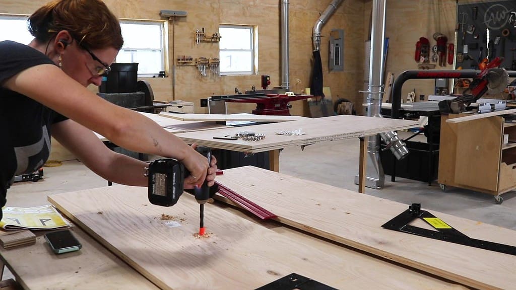 DIY FULL MURPHY BED KIT - EASY TO FOLLOW 7 STEP-BY-STEP GUIDE 10 drilling holes