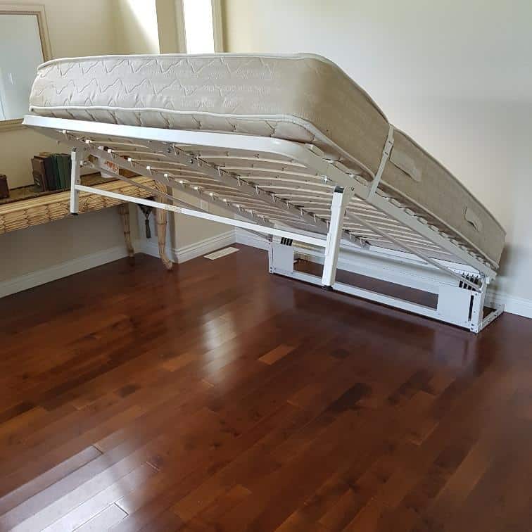 HOW TO BUY A MURPHY BED FOR SMALL ROOMS - COMPREHENSIVE GUIDE 12 floor mounted murphy bed
