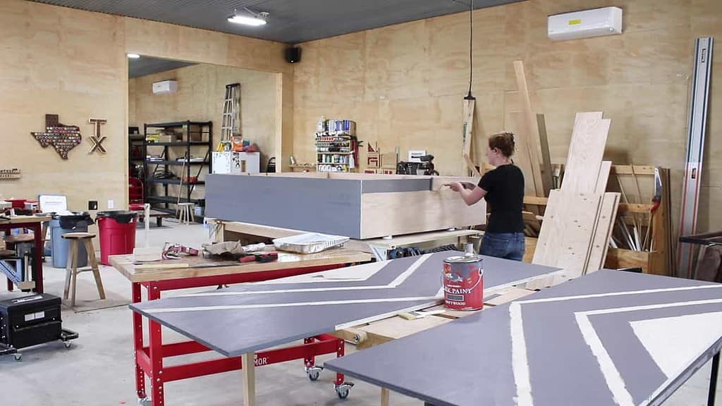 DIY FULL MURPHY BED KIT - EASY TO FOLLOW 7 STEP-BY-STEP GUIDE 13 painting the frame