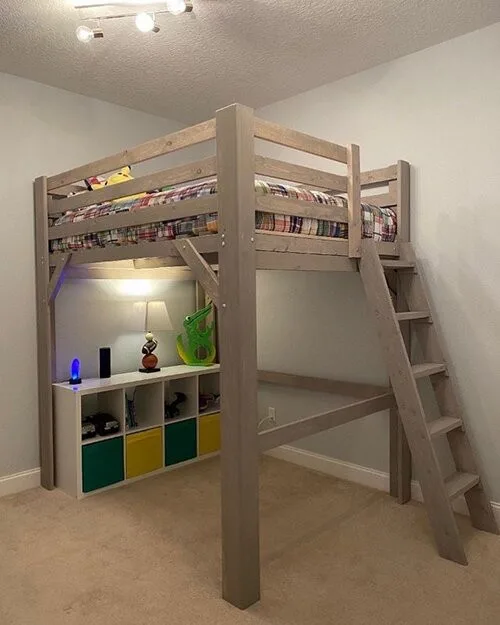 7 BEST QUEEN LOFT BEDS FOR ADULTS - RECLAIM YOUR SPACE 12 Chi Loft Bed from Chicago Loft Beds