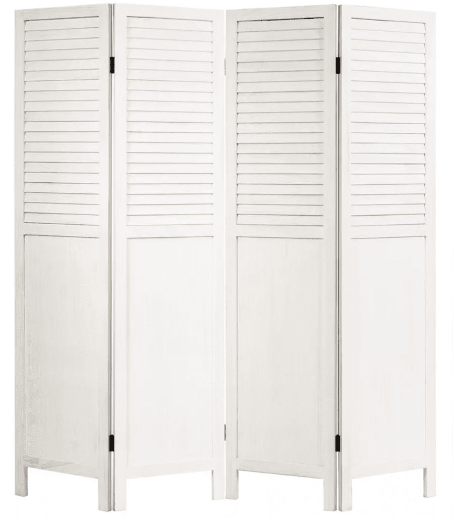 27 PRACTICAL STUDIO APARTMENT ROOM DIVIDER IDEAS TO CREATE MULTIPLE ROOMS 12 Costway-4-Panel-Folding-Privacy-Room-Divider-Screen-Home-Furniture-5-6-Ft-Tall-White-Target