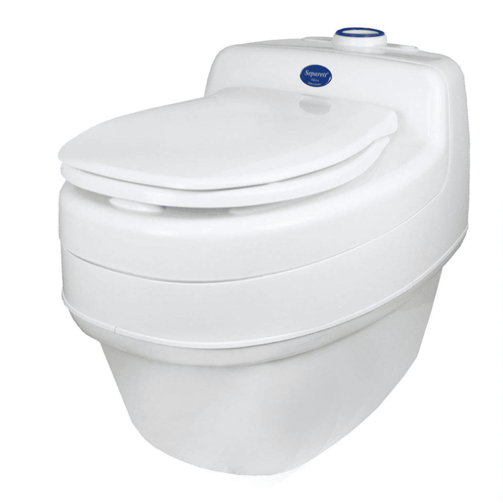 ADU & TINY HOUSE TOILET OPTIONS - YOUR HELPFUL GUIDE 3 Separett-Villa-9215-AC-DC-12V-Urine-Diverting-High-Capacity-Waterless-Composting-Toilet-Amazon-com