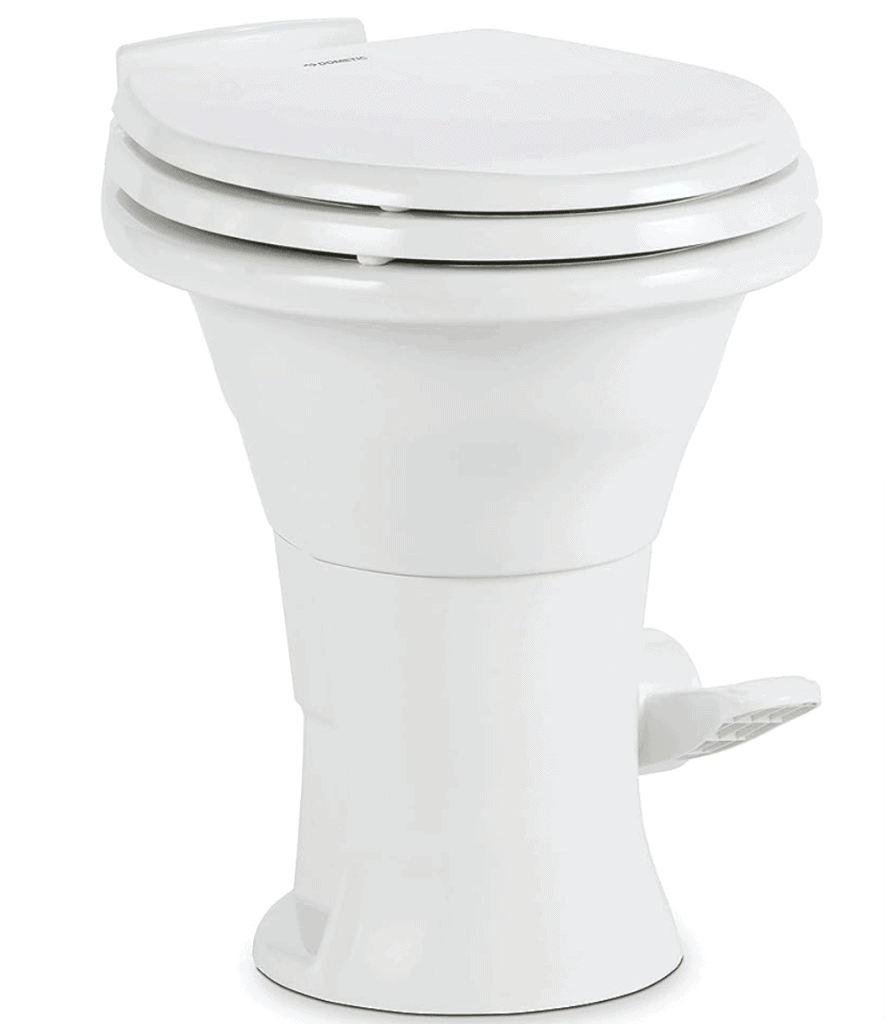 ADU & TINY HOUSE TOILET OPTIONS - YOUR HELPFUL GUIDE 14 Amazon-com-Dometic-310-Standard-Toilet-Oblong-Shape-Lightweight-and-Efficient-with-Pressure-Enhanced-Flush-White-Perfect-for-Modern-RVs-Dometic-Automotive