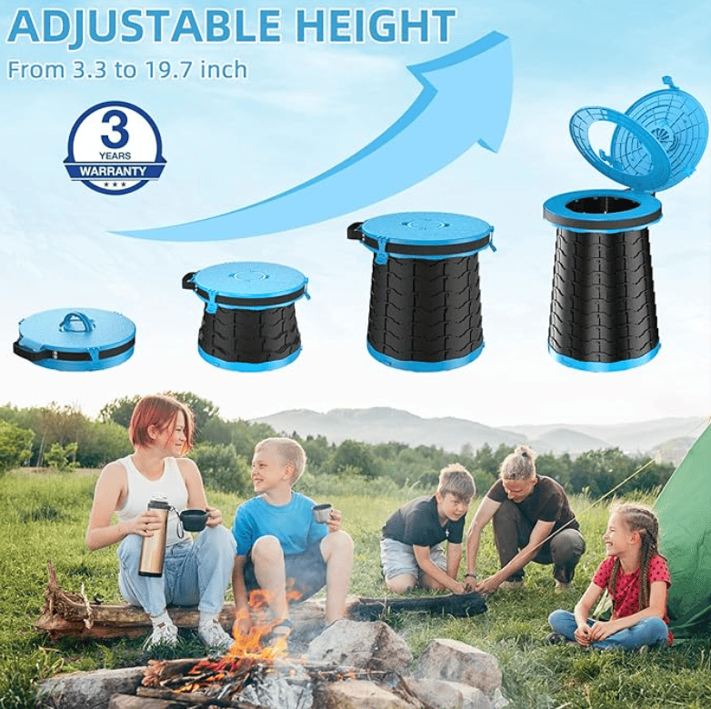 ADU & TINY HOUSE TOILET OPTIONS - YOUR HELPFUL GUIDE 16 Amazon-com-Panmout-XXL-Portable-Toilet-19-7-H-Adjustable-Foldable-Camping-Toilet-Luggable-Loo-with-Lid-Strap-Toilet-Bag-for-Camping-Hiking-Travel-and-Car-Sports-Outdoors