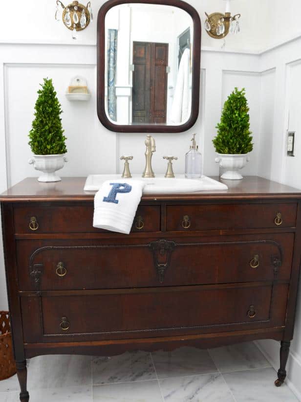 COST TO BUILD AN ADU, COSTLY MISTAKES TO AVOID & MONEY SAVING TIPS 23 Dresser to vanity HGTV