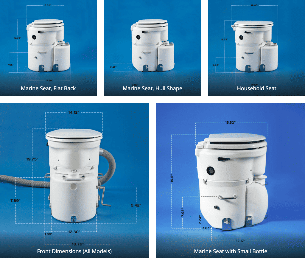AIR HEAD COMPOSTING TOILET REVIEW 8 airhead dimensions