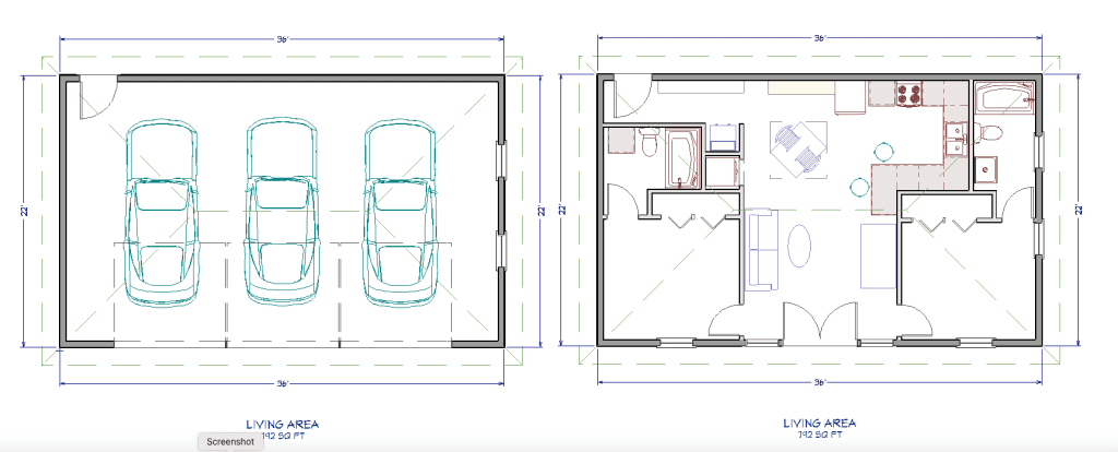 3 car garage conversion back door