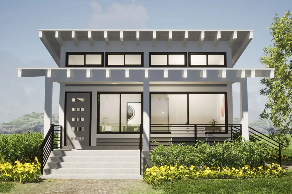 THE BEST ADU PLANS UNDER 500 SQ FT: TINY LIVING, BIG STYLE 48 AD 499 ADU with office front 2