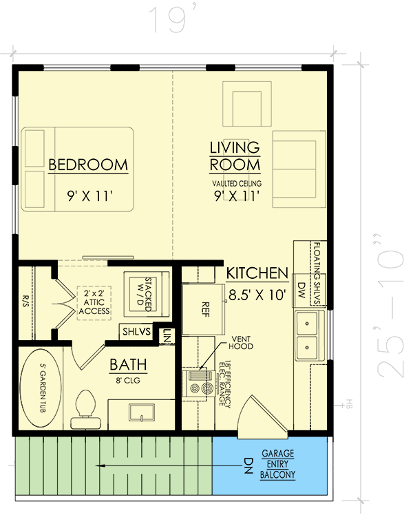 THE BEST ADU PLANS UNDER 500 SQ FT: TINY LIVING, BIG STYLE 32 AD ADU garage apt top floor