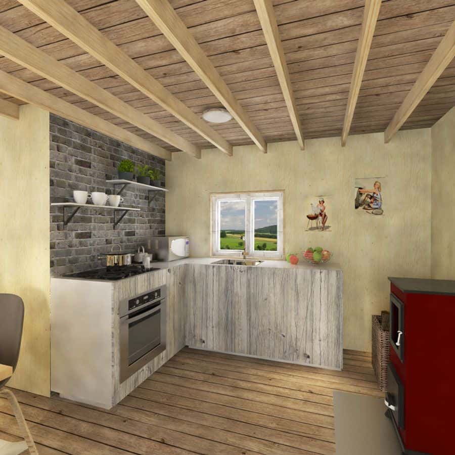 THE BEST ADU PLANS UNDER 500 SQ FT: TINY LIVING, BIG STYLE 12 Chloe Kitchen