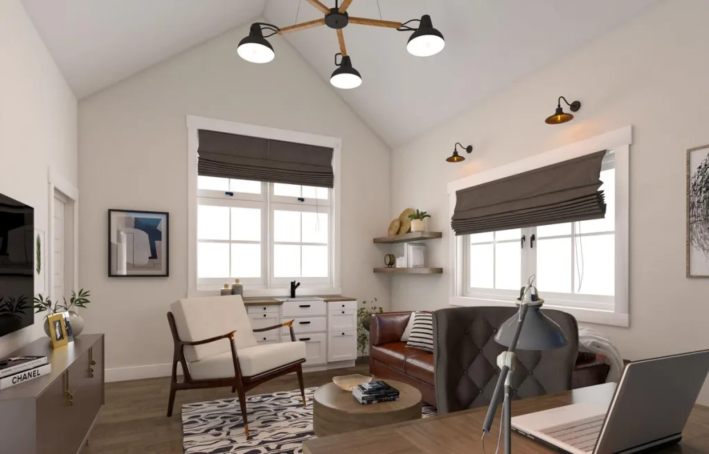 THE BEST ADU PLANS UNDER 500 SQ FT: TINY LIVING, BIG STYLE 28 ad backyard cottage office living space