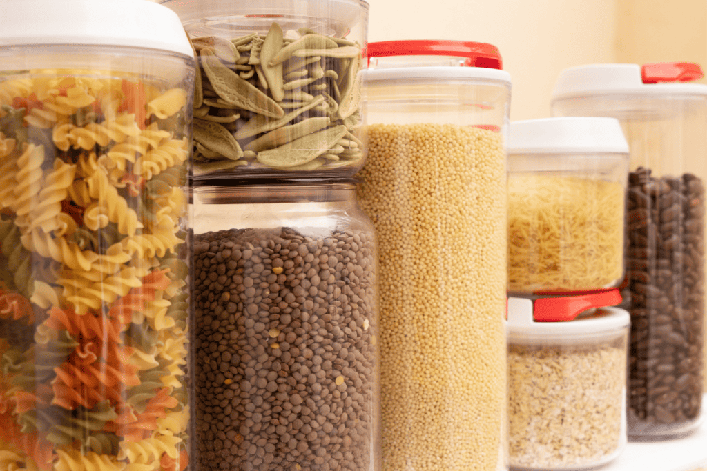 AN EFFICIENCY KITCHEN: DESIGN TIPS & IDEAS TO MAXIMIZE SPACE 25 clear storage containers