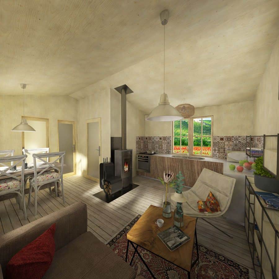 THE BEST ADU PLANS UNDER 500 SQ FT: TINY LIVING, BIG STYLE 40 isla main space