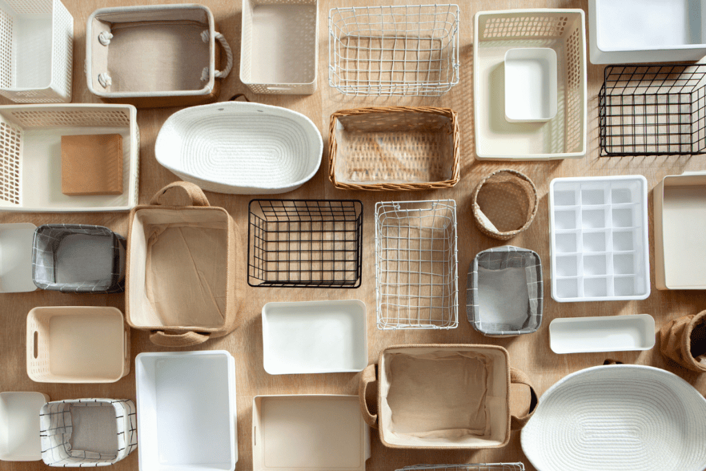 AN EFFICIENCY KITCHEN: DESIGN TIPS & IDEAS TO MAXIMIZE SPACE 24 many baskets