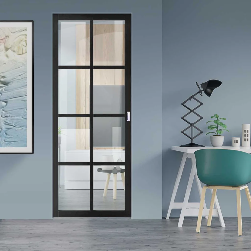 39 VALUABLE ADU IDEAS TO OPTIMIZE SPACE IN A BACKYARD BUILD (700+ PICS) 14 modern pocket door