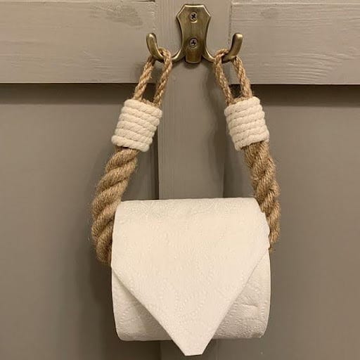 29 SMALL RUSTIC BATHROOM IDEAS ON A BUDGET YOU WILL LOVE 10 rope toilet paper holders jpeg