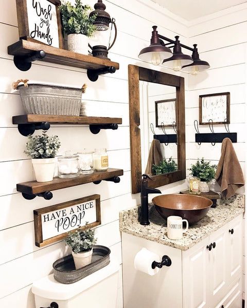 29 SMALL RUSTIC BATHROOM IDEAS ON A BUDGET YOU WILL LOVE 26 word image 505758 18 jpeg