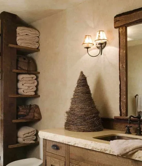 29 SMALL RUSTIC BATHROOM IDEAS ON A BUDGET YOU WILL LOVE 7 word image 505758 7 jpeg e1702867781474