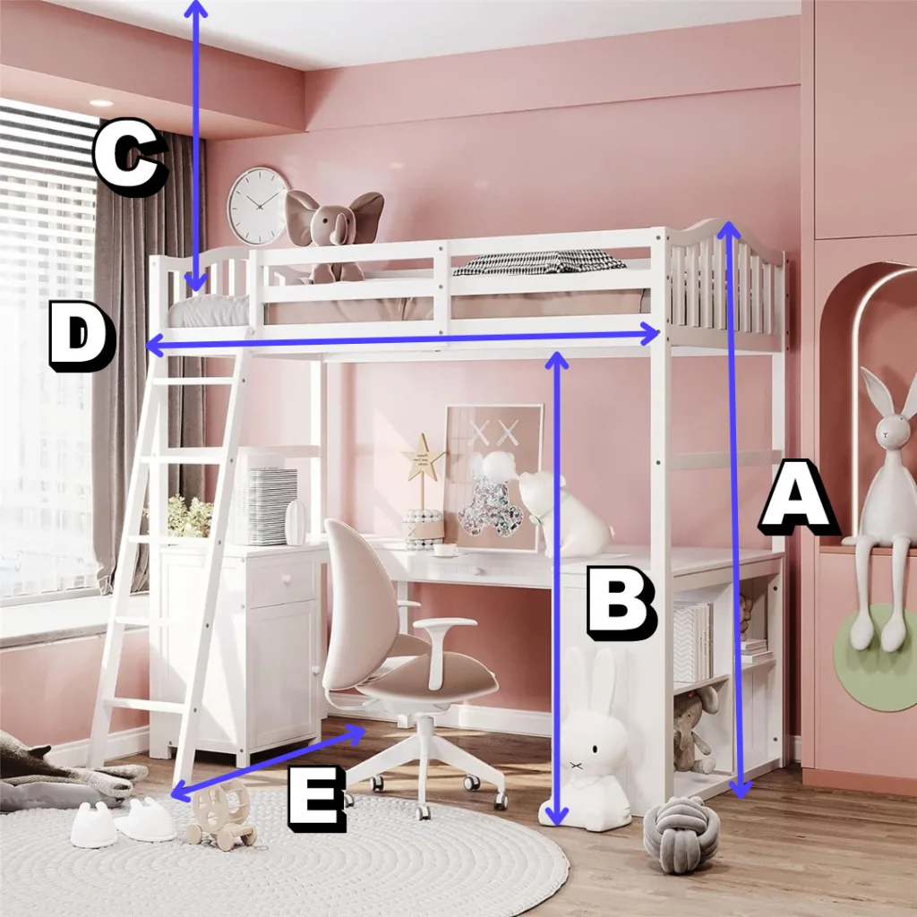 7 BEST QUEEN LOFT BEDS FOR ADULTS - RECLAIM YOUR SPACE 16 queen loft bed dimensions