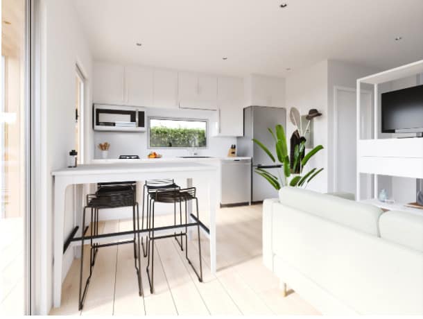 THE 7 BEST PREFAB ADUS FOR YOUR BACKYARD - EXPERT PICKS 34 Bay-Modular-kitchen