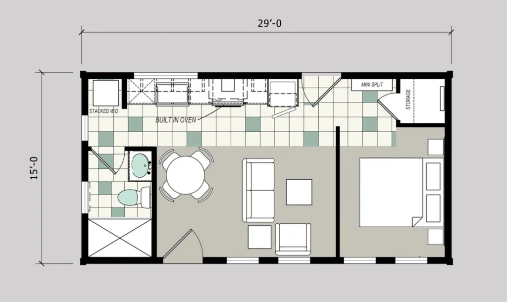 THE 7 BEST PREFAB ADUS FOR YOUR BACKYARD - EXPERT PICKS 20 Instant-430-Square-Foot-1-Bedroom-Model-Instant-Living