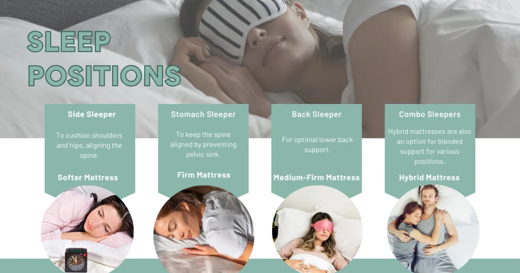 9 REASONS A MEMORY FOAM MATTRESS FOR YOUR TINY HOUSE MAKES SENSE 3 Sleep positions