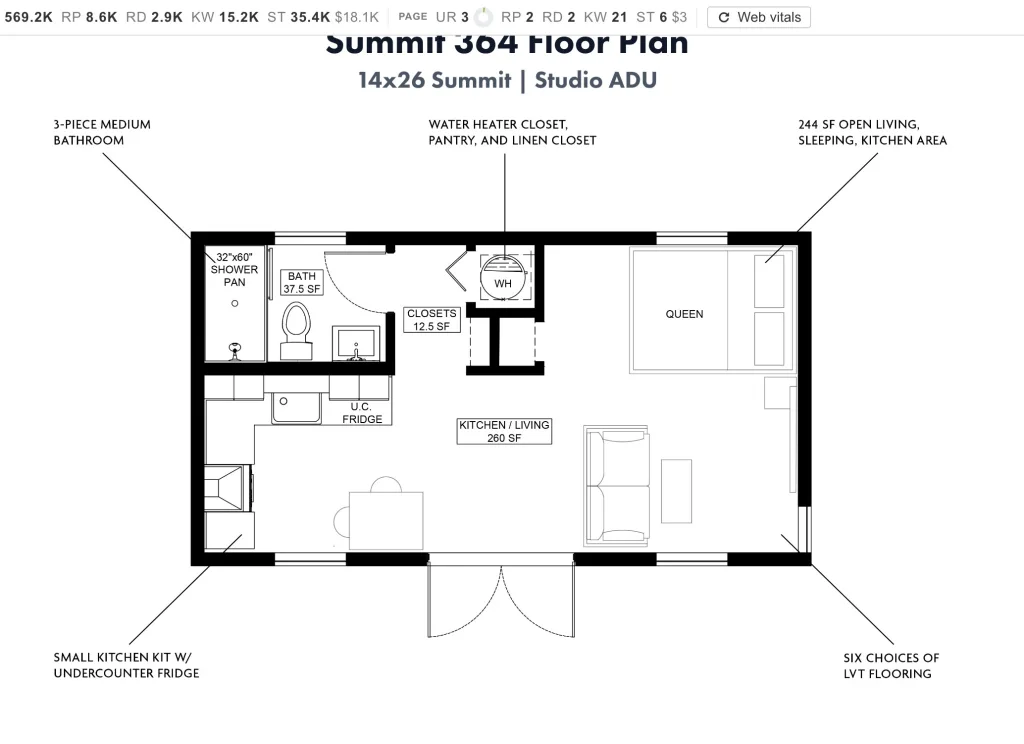 THE 7 BEST PREFAB ADUS FOR YOUR BACKYARD - EXPERT PICKS 7 Studio Shed interior dimensions