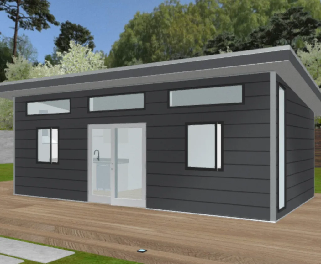 THE 7 BEST PREFAB ADUS FOR YOUR BACKYARD - EXPERT PICKS 8 Studio shed prefab adu exterior view