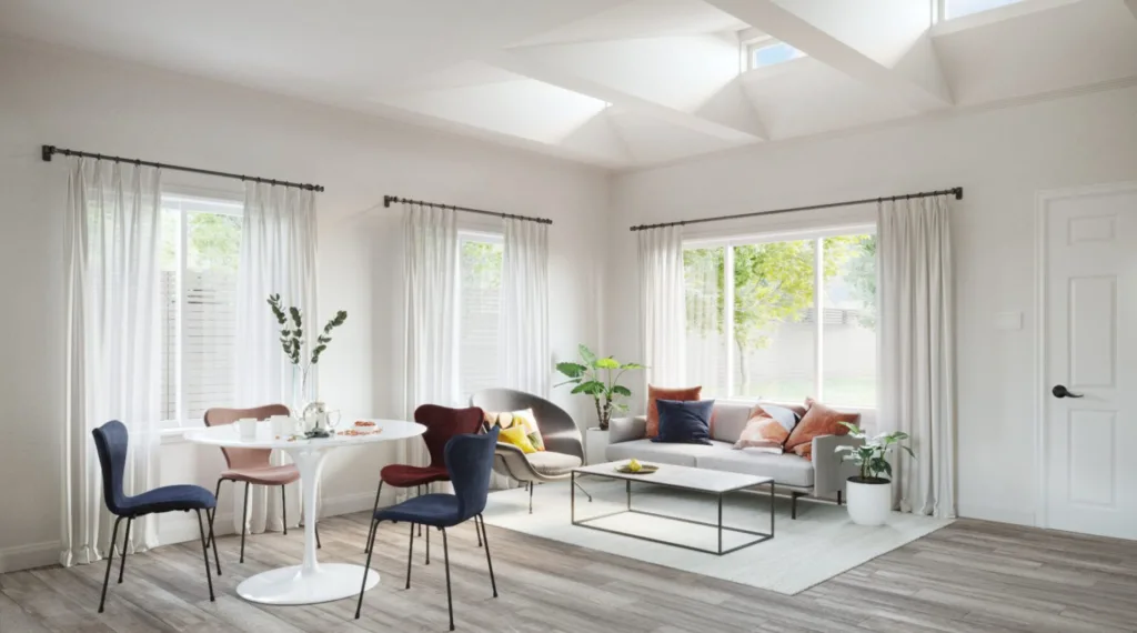 THE 7 BEST PREFAB ADUS FOR YOUR BACKYARD - EXPERT PICKS 30 Villa-The-H450 prefab adu living room